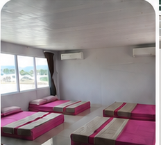 ห้องนอนภายในบ้านพักหมายเลข 2